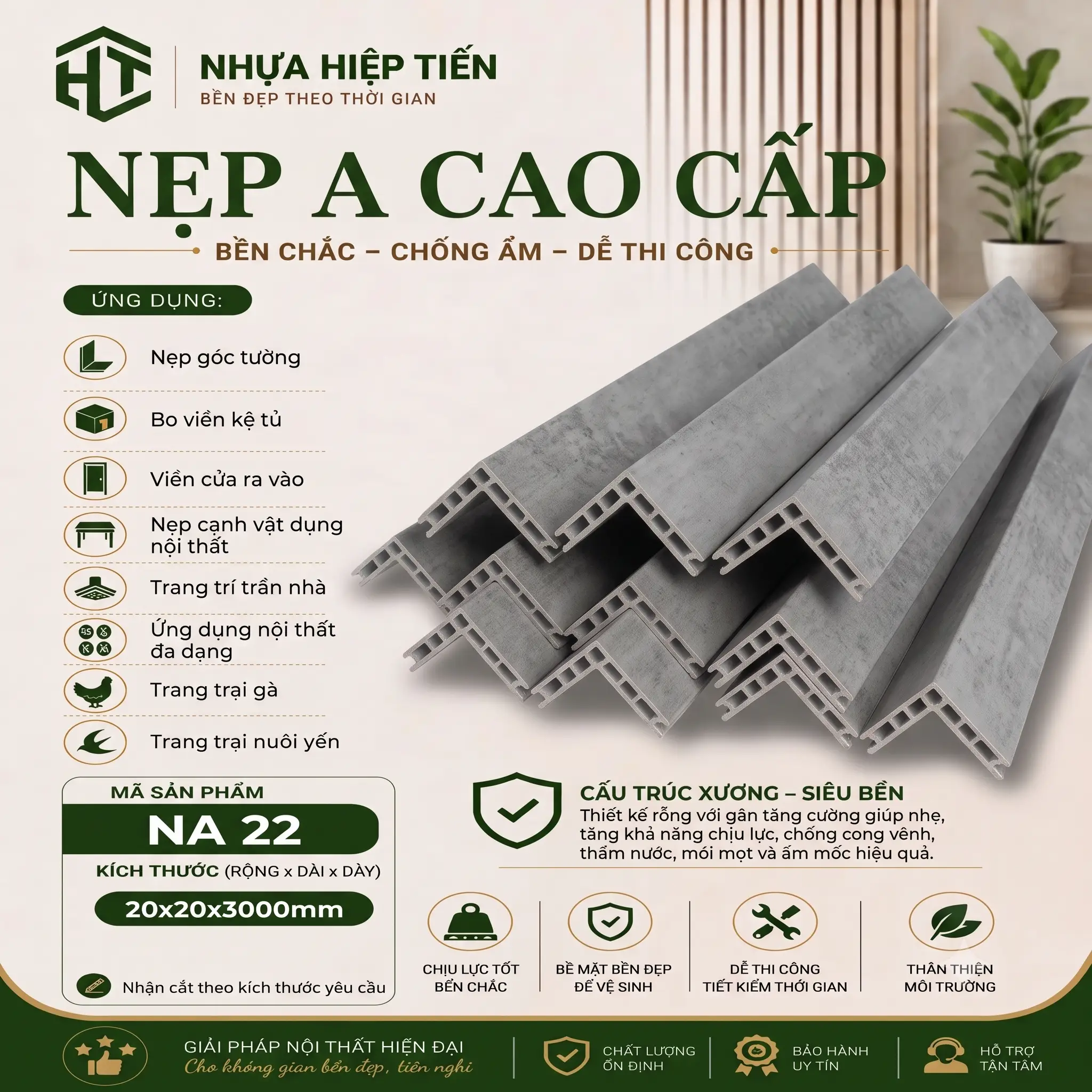 Nẹp A Cao Cấp – Chi Tiết Nhỏ Quyết Định Sự Hoàn Thiện Của Cả Công Trình Ốp Tường - Ảnh 3