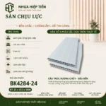 Sàn Nhựa Chịu Lực Giả Gỗ 3m – Ván Sàn SPC Lõi Đặc Lót Gác Lửng | Nhựa Hiệp Tiến - Trắng Xám Gỗ Xồi
