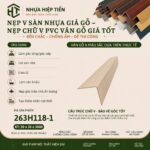 Nẹp V Sàn Nhựa Giả Gỗ – Nẹp Chữ V PVC Vân Gỗ Giá Tốt - Vàng Nâu Gỗ Xoài Ấm