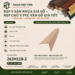 Nẹp V Sàn Nhựa Giả Gỗ – Nẹp Chữ V PVC Vân Gỗ Giá Tốt - Nâu Nhạt Gỗ Sồi Tự Nhiên