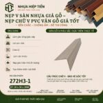 Nẹp V Sàn Nhựa Giả Gỗ – Nẹp Chữ V PVC Vân Gỗ Giá Tốt - Vàng Sáng Gỗ Thông