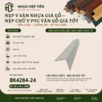 Nẹp V Sàn Nhựa Giả Gỗ – Nẹp Chữ V PVC Vân Gỗ Giá Tốt - Trắng Xám Gỗ Xồi