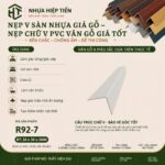 Nẹp V Sàn Nhựa Giả Gỗ – Nẹp Chữ V PVC Vân Gỗ Giá Tốt - Trắng Kem Sang Trọng