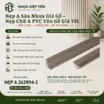 Nẹp A Cao Cấp – Chi Tiết Nhỏ Quyết Định Sự Hoàn Thiện Của Cả Công Trình Ốp Tường - Xám Đậm Gỗ Đá