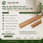 Nẹp A Cao Cấp – Chi Tiết Nhỏ Quyết Định Sự Hoàn Thiện Của Cả Công Trình Ốp Tường - Vàng Nâu Gỗ Xoài Ấm